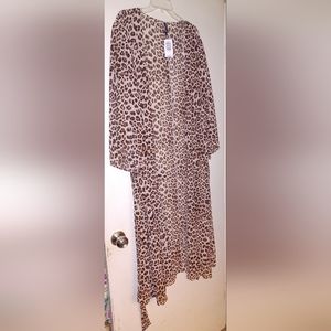 Torrid leopard print robe